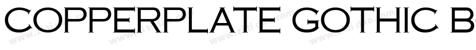 Copperplate Gothic B字体转换